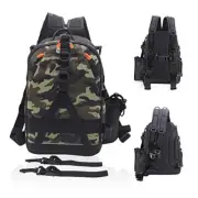 Fishing Backpack Tackle Sling Bag Fishing Gear Backpack with Camo-(17*10*6in)