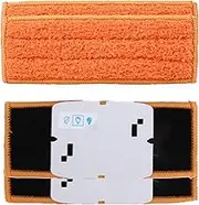 4 Pack Washable Mopping Pads Replacement Cleaning Microfiber Pads for iRobot Braava Jet 240 241, Orange, Damp Sweeping Pads
