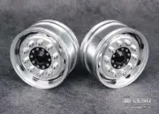 LESU Front Hub 2 for 1/14 Tamiye Model Axle Wheel Bearing Brake RC Car Truck DIY