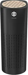[IMUNSEN] M-003B Portable H13 True HEPA Air Purifier Made in Korea with Cypress Wood Filter, 4-Stage Filtration, Captures Smoke, Odors, USB for Car, Desk, Office– Black