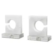 Clarin - 7 inch Bookend (Set of 2) - 7 inches wide by 4 inches deep Accessories