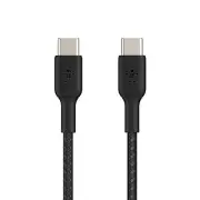 Belkin BOOST&uarr;CHARGE Braided USB-C to USB-C Cable (cab004bt1mbk)