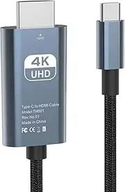 Type C to HDTV Converter,4K60HZ HDTV Video Adapter - Cell Phone Converter Cord, Computer Accessories, Laptop Supplies for TV Monitor