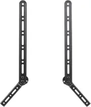 Universal Sound Bar Steel Bracket Speaker Mount above or below Wall Mounted TV,