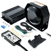200W 12V 37 Tone Emergency Siren PA System, Slim Speaker Horn with Handheld R...