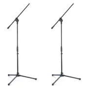 2PK Samson MK-10 Microphone/Mic Boom 63.5cm Tripod Stand Mic Holder/Mount w/Clip