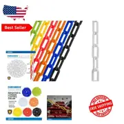 2" x 100' Plastic Safety Chain with SunShield UV Protection for Long-Lasting Use