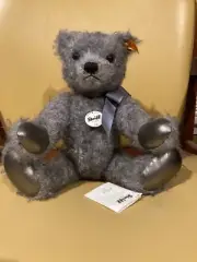 Steiff Olly Pose-able Classic Mohair Teddy Bear New with Tags 14 inches