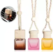 Car Air Freshener 3-Pck, Long Lasting Vent Clips & Hanging Fresheners, Auto/Home