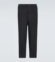 [Comme des Garcons Homme Deux] Comme des Garçons Homme Deux Mid-rise cropped pants UK 36 black