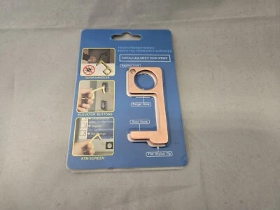 Lot of 25 Contactless Door Opener - Door Open Tool Key Ring- Rose Gold