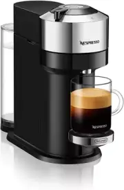 Nespresso Vertuo Next Coffee and Espresso Maker Chrome By De'Longhi Appliances