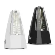 Mechanical Metronome for Piano Guitar Violin Ukulele Player Black/White
