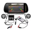 Digital Wireless 7" Rear View Mirror Monitor 18 IR Reversing CCD Camera Caravan