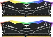 TEAMGROUP T-Force Delta RGB DDR5 Ram 64GB (2x32GB) 6000MHz PC5-48000 CL38 Intel XMP 3.0 & AMD Expo Compatible Desktop Memory Module Ram Black FF3D564G6000HC38JDC01