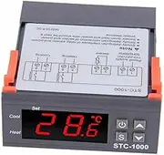 STC-1000 Digital Temperature Controller,Thermostat Regulator AC 110V-220V with Double NTC Sensor Probe Cooler Heater