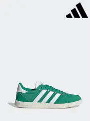 adidas Green/White Breaknet Sleek Trainers (AF7552) | $115