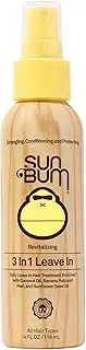 Sun Bum Revitalizing 3-in-1 Detangle Leave in Conditioner | Vegan and Cruelty Free Detangling, Conditioning and Protecting Hair Spray | 4 oz.,