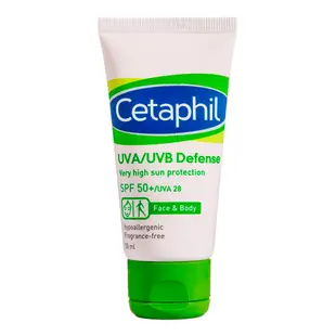 新效期 【Cetaphil 舒特膚】極緻全護低敏防曬霜 SPF50 50ml（2入組）防曬乳 隔離防曬霜 隔離防曬乳