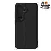 EFM Monaco Wallet Case Armour with D3O BIO for Samsung S25 - Black