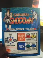 Samurai Shodown (Showdown) Neo Geo Mini Arcade Marquee