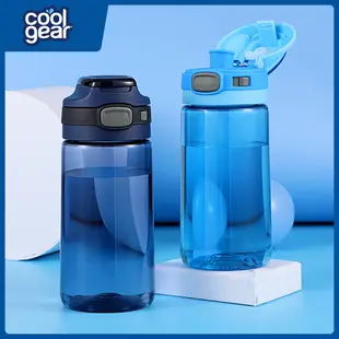 美國COOL GEAR酷樂防撞直飲式水壺500ml｜美國Tritan水壺無雙酚A防撞隨身杯附提把兒童運動水壺 4214