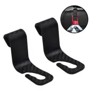 Interiors Hook ABS Auto Back Seat Headrest Hooks Seat Organizer Hanger