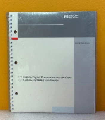 HP / Agilent 83480-90021 1997 Digital Communications Analyzer Quick Start Guide.