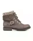 Cliffs by White Mountain Women's Daley Lace Up Booties Brown Size 11