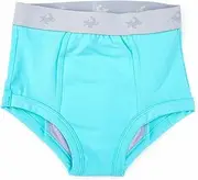 Conni Kids Tackers Washable Pull Up Briefs Underwear for Potty Training and Youth Incontinence, Aqua, Size 8-10
