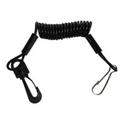 JLP Intended for Quick Cord Replacement Lanyard W/ Swivel & Steel Clip Black