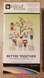 CRICUT Imagine BETTER TOGETHER Cartridge - NEW w/o plastic clamshell