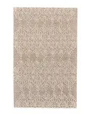 Verlaine Fadden Minimalist Geo Floral Wool Rug