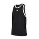 ADIDAS 男籃球背心-亞規 運動 訓練 無袖上衣 運動背心 吸濕排汗 愛迪達 IC2457 黑白