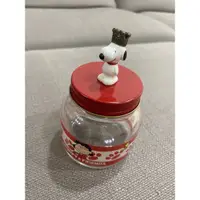 在飛比找蝦皮購物優惠-Snoopy 糖果罐 玻璃罐 金屬蓋 日本