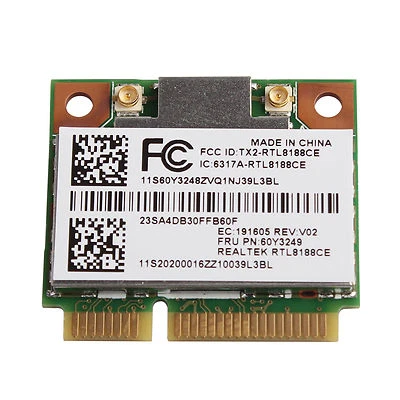 Lenovo Thinkpad Edge E430 14" Genuine Laptop Intel Wifi Card 60Y3249 RTL818CE