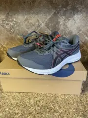ASICS Running Sneakers Gel-Contend 7 Grey Red Mens Size 10 Athletic 101B040