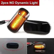 Aoui 2pcs Led Side Marker Turn Signal Indicator Dynamic Lights Lamp For Honda Accord 1997-2013 City 2003-2008 Civic 2001-2015 Smoke No Dynamic