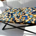 48" x 24" Mix Agate table Top / agate Natural Stones coffee table top