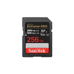SanDisk Extreme Pro SDXC UHS-II 256GB 280MB/s 6K 記憶卡 256GB