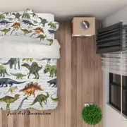 3D Dinosaur Quilt Cover Set Bedding Set Pillowcases 12