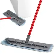 Tyroler Microfiber Mop Wet and Dry Pad (18" / 45cm Wide) Flexible Silicone Head