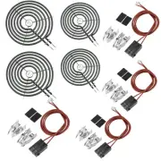 WB17T10006 Terminal Block Kit&Electric Stove Burner Element Replacement 2*WB3...
