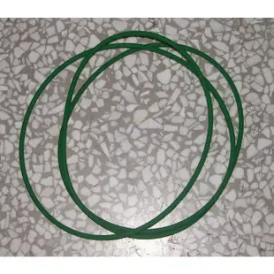 國際標準建議 綠色傳送帶 滾筒訓練台PU傳動繩 適用26吋-700C滾筒訓練台繩子 加糙面加強芯聚氨酯PU傳動圓帶