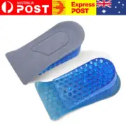 3.8cm 2-Layer Unisex Men Women Adjustable Height Increase Insole Shoe Lifts Half