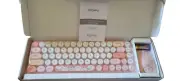 Mofii Sweet Wireless Computer Keyboard & Mouse Combo, Pink, New (Open Box)