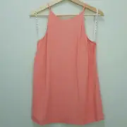 SABA Womens Size 6 Peach Tiffany Tank Top NEW + TAGS RRP $129