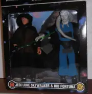 Star Wars 12" inch figures Jedi Luke & Bib Fortuna set (1997) Ungloved variation