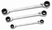 Kincrome K3007 - Double Ring 12-in-3 Gear Spanner Set 3 Piece