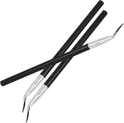 MOTHNUR 3pcs Eyeliner Brush Ultra Thin Brow Brush Angled Eyebrow Brush Eyebrow Brushes